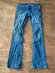 Miss Me distressed bling rhinestone size 26 western bootcut jeans