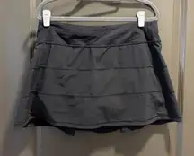 Lululemon Black Pace Rival Skirt