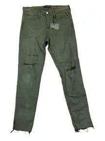 New Flying Monkey Army Green Distressed Jeans 28