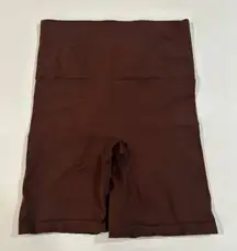 Yitty Nearly Naked High-Waisted Shaping Shorts Brown | Size M/L