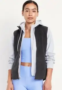 Old Navy fleece zip vest