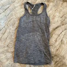 Lululemon  gray swiftly tech racerback tank size 4