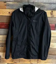Marmot‎ Black Windbreaker Jacket Size Medium