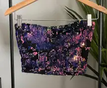 Urban Outfitters Sequin Velvet Tube Top