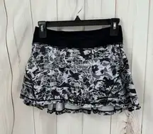 Lululemon Women’s 2 Circuit Breaker Skort Interlaced Alpine Tennis Golf Athletic