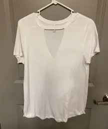 Z Supply White V Neck