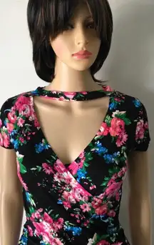 Floral Choker Top