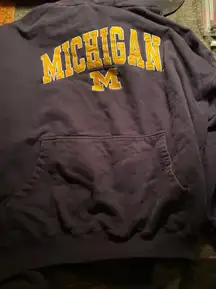 Old Varsity Brand Michigan vintage hoodie  size xl good condition