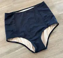 NWOT black Kortni Jeane swim bottoms