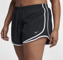 Nike Tempo Dri-fit Black Lined Athletic Running Shorts