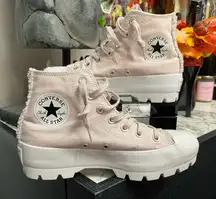 Converse Women's Pink High-Top Platform Sneakers