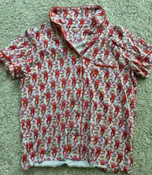 Roller Rabbit Pajamas Pink Monkey Short Sleeve