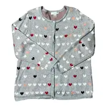 CJ Banks Button Heart Cardigan Sweater