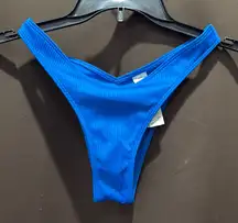 Hollister Ribbed Vibrant Blue Bottoms Only, Size XS