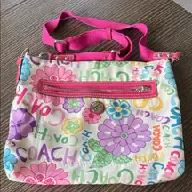 Coach Poppy Daisy Crossbody bag