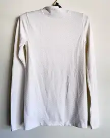 Athleta Flurry Scuba Long Sleeve Hoodie‎ Pullover Running Shirt White Size XS
