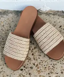 Raffia Strap Woven Sandal