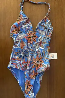 The Marine Layer Sienne‎ Plunge One Piece swimsuit NEW NWT SIZE XS