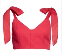 Cami NYC Cropped Livy Top Women's Raspberry Hot Pink Size L NWT