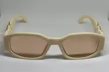 Costume UV 400 Cream Sunglasses