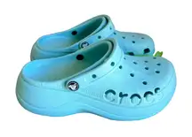 Crocs Baya Platform Mineral Blue Women's Shoe Size 9 #B1878