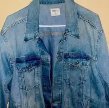 Vintage Gap 1969 Denim Jacket, Light Blue Wash, Relaxed Fit, Size XL