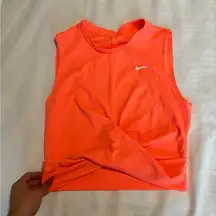 Neon Nike workout top