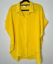 Bucketlist yellow tunic top size small