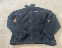 THE North Face Black Zip Up Fleece Size Small Bin 54