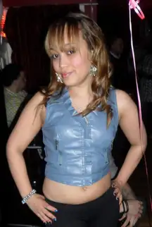 Vintage Faux Leather Ruffle Baby Blue Cropped Zipper Vest Women Size Small Petite  