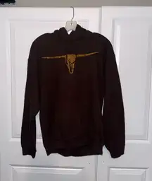 Brooks & Dunn men’s brown oversized hoodie