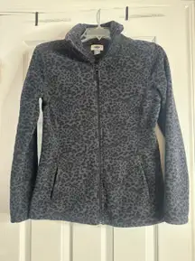 Women's Black Leopard Print Jacket from , Size XS