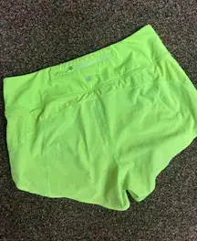 Neon Yellow Shorts