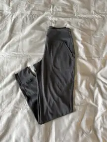 Grey High Rise Yoga Waist Joggers