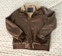 Tommy Hilfiger Brown Leather Jacket