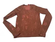 Lululemon size 4 swiftly tech Brown Long Sleeve Women's Top waist length