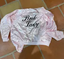 Pink Lady Jacket Spirit Satin Pink Halloween Costume