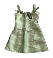 NWT Current Mood by Dolls Kill Fairycore Pixie Stardust Mini Dress in Green