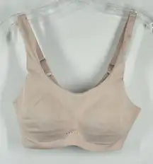 Nike Dri Fit beige sport bra padded no wire size small