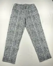 Hope & Harlow • Stretch Capri Women Size Small Pull On Ankle Slit Office Classic