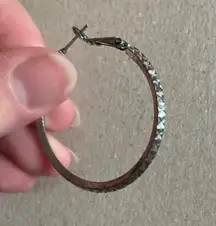 Silver Hoop Earrings