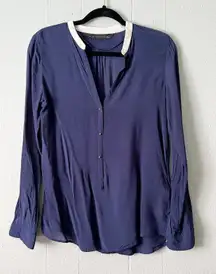 Zara Top Womens Small Career Workwear Office Siren Business Party Event Dressy