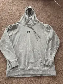Light Heathered grey under armour men’s hoodie size medium
