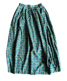 Vintage Susan Bristol Women's Green Long Skirt