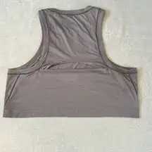 Lululemon Open-Back Cropped Training Tank Top
Mauve Grey