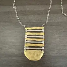 Lucky Brand Mixed Metal Statement Necklace