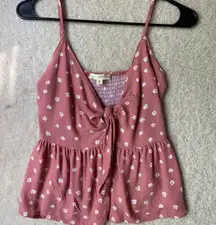 L.A. Hearts Tie Front Babydoll Top