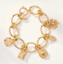 Anthropologie Charm Wrap Bracelet