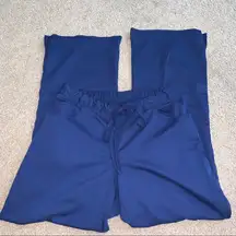 Grey's Anatomy Navy Scrub pants with elastic waist