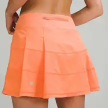 Lululemon Pace Rival Mid Rise Skirt *Tall Golden Apricot Size 6